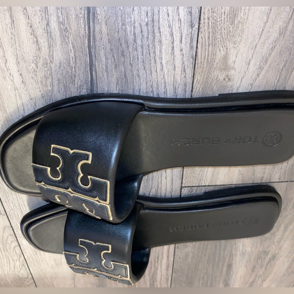 Perfect black/gold Tory Burch flats - Picture 6 of 8